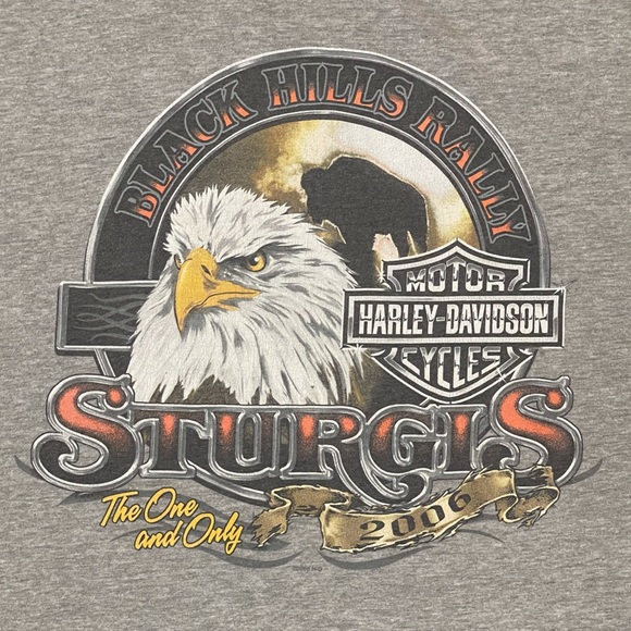 2006 South Dakota Black Hills Rally Sturgis Harley Davidson t-shirt 🏞 - Picture 3 of 4